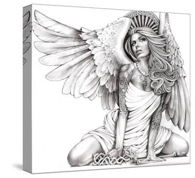 Crying Angel Stretched Canvas Print Mouse Lopez Art Com Beautiful weeping willow in a park. usd