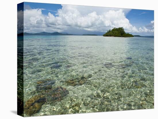 Crystal Clear Water in the Marovo Lagoon, Solomon Islands, Pacific-Michael Runkel-Premier Image Canvas