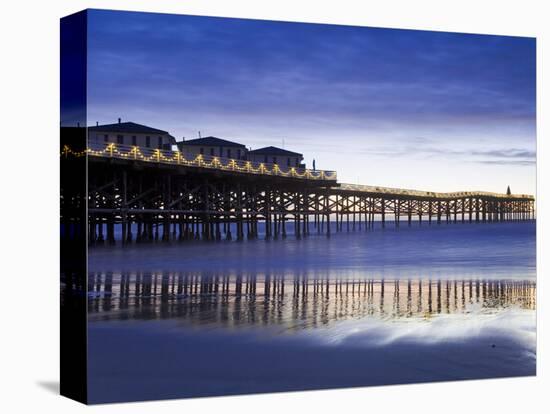 Crystal Pier on Pacific Beach, San Diego, California, United States of America, North America-Richard Cummins-Premier Image Canvas