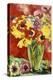 Crystal Vase with Anemones and Daffodils; Vase Cristal, Anemones Et Jonquilles, 1929 (Oil on Canvas-Louis Valtat-Premier Image Canvas