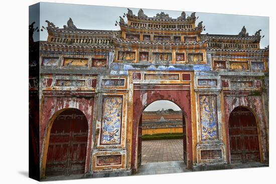 Cua Tho Chi gate, historic Hue Citadel, Imperial City, Hue, Vietnam-David Wall-Premier Image Canvas