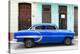 Cuba Fuerte Collection - 66 Street Havana Blue Car-Philippe Hugonnard-Premier Image Canvas