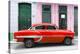 Cuba Fuerte Collection - 66 Street Havana Red Car-Philippe Hugonnard-Premier Image Canvas