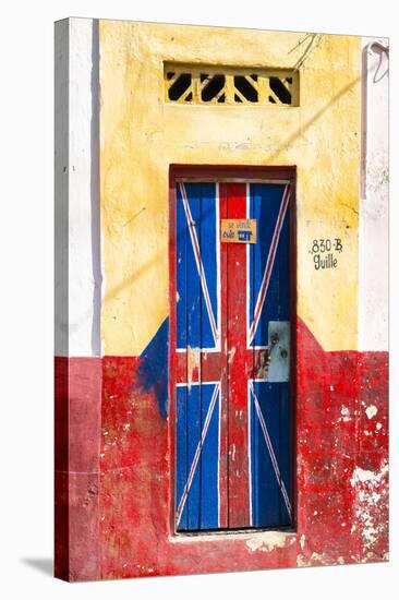 Cuba Fuerte Collection - "830 Guille" English Door-Philippe Hugonnard-Stretched Canvas