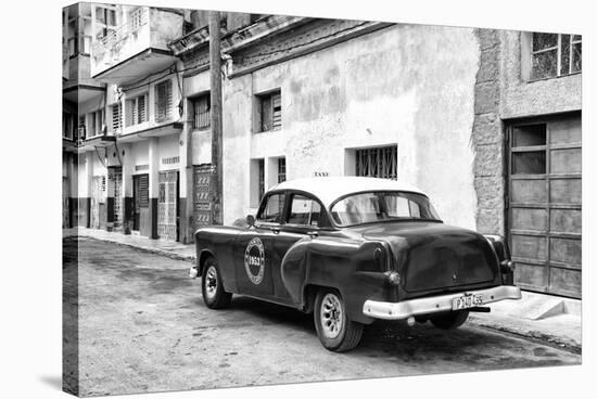 Cuba Fuerte Collection B&W - 1953 Pontiac Original Classic Car II-Philippe Hugonnard-Stretched Canvas