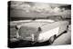 Cuba Fuerte Collection B&W - American Classic Car on the Beach III-Philippe Hugonnard-Premier Image Canvas