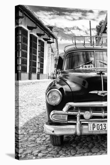 Cuba Fuerte Collection B&W - Black Classic Car II-Philippe Hugonnard-Stretched Canvas