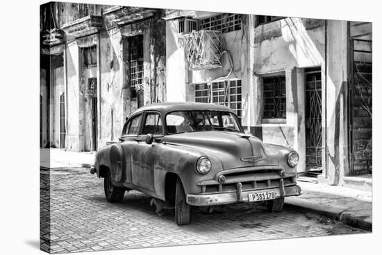 Cuba Fuerte Collection B&W - Chevrolet Classic Car II-Philippe Hugonnard-Stretched Canvas