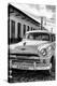 Cuba Fuerte Collection B&W - Plymouth Classic Car IV-Philippe Hugonnard-Premier Image Canvas