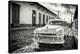 Cuba Fuerte Collection B&W - Plymouth Classic Car-Philippe Hugonnard-Stretched Canvas