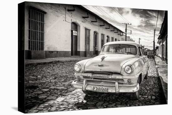 Cuba Fuerte Collection B&W - Plymouth Classic Car-Philippe Hugonnard-Premier Image Canvas