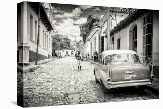 Cuba Fuerte Collection B&W - Street Scene in Trinidad-Philippe Hugonnard-Premier Image Canvas