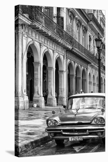 Cuba Fuerte Collection B&W - Vintage Car in Havana IX-Philippe Hugonnard-Stretched Canvas