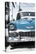 Cuba Fuerte Collection - Blue Chevy Classic Car-Philippe Hugonnard-Stretched Canvas