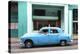 Cuba Fuerte Collection - Blue Taxi Car-Philippe Hugonnard-Premier Image Canvas