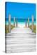 Cuba Fuerte Collection - Boardwalk on the Beach-Philippe Hugonnard-Premier Image Canvas