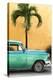 Cuba Fuerte Collection - Close-up of Beautiful Retro Green Car-Philippe Hugonnard-Premier Image Canvas