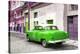 Cuba Fuerte Collection - Green Taxi Pontiac 1953-Philippe Hugonnard-Premier Image Canvas