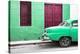 Cuba Fuerte Collection - Havana 109 Street Green-Philippe Hugonnard-Stretched Canvas