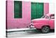 Cuba Fuerte Collection - Havana 109 Street Pink-Philippe Hugonnard-Stretched Canvas