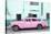 Cuba Fuerte Collection - Havana Classic American Pink Car-Philippe Hugonnard-Stretched Canvas