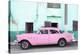 Cuba Fuerte Collection - Havana Classic American Pink Car-Philippe Hugonnard-Premier Image Canvas