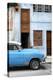 Cuba Fuerte Collection - Havana's Blue Vintage Car II-Philippe Hugonnard-Stretched Canvas