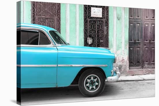 Cuba Fuerte Collection - Havana Turquoise Car-Philippe Hugonnard-Premier Image Canvas