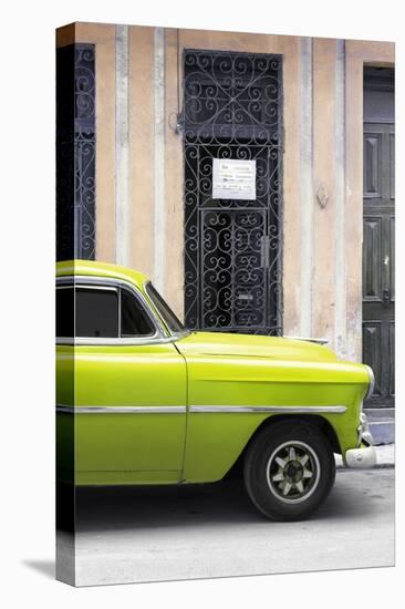 Cuba Fuerte Collection - Lime Green Classic Car-Philippe Hugonnard-Premier Image Canvas