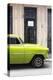Cuba Fuerte Collection - Lime Green Classic Car-Philippe Hugonnard-Premier Image Canvas