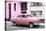 Cuba Fuerte Collection - Old Pink Car in the Streets of Havana-Philippe Hugonnard-Premier Image Canvas