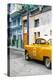 Cuba Fuerte Collection - Orange Taxi Car in Havana-Philippe Hugonnard-Premier Image Canvas