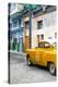 Cuba Fuerte Collection - Orange Taxi Car in Havana-Philippe Hugonnard-Premier Image Canvas