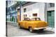 Cuba Fuerte Collection - Orange Taxi Pontiac 1953-Philippe Hugonnard-Stretched Canvas