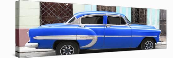 Cuba Fuerte Collection Panoramic - Blue Bel Air Classic Car-Philippe Hugonnard-Stretched Canvas