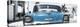 Cuba Fuerte Collection Panoramic - Blue Chevy-Philippe Hugonnard-Stretched Canvas