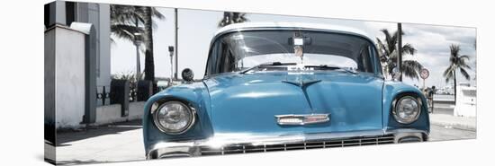 Cuba Fuerte Collection Panoramic - Blue Chevy-Philippe Hugonnard-Premier Image Canvas