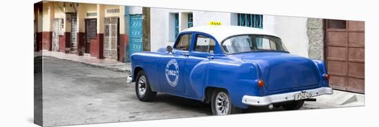 Cuba Fuerte Collection Panoramic - Blue Taxi Pontiac 1953-Philippe Hugonnard-Premier Image Canvas