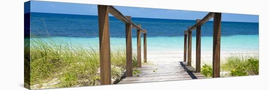 Cuba Fuerte Collection Panoramic - Boardwalk on the Beach II-Philippe Hugonnard-Premier Image Canvas