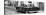 Cuba Fuerte Collection Panoramic BW - Cuban Taxi Pontiac 1953-Philippe Hugonnard-Stretched Canvas