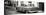 Cuba Fuerte Collection Panoramic BW - Taxi Pontiac 1953-Philippe Hugonnard-Stretched Canvas