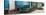 Cuba Fuerte Collection Panoramic - Green Cars in Trinidad-Philippe Hugonnard-Stretched Canvas