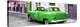 Cuba Fuerte Collection Panoramic - Green Taxi Pontiac 1953-Philippe Hugonnard-Stretched Canvas