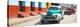 Cuba Fuerte Collection Panoramic - Taxis in Trinidad-Philippe Hugonnard-Stretched Canvas