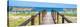 Cuba Fuerte Collection Panoramic - Way to the Beach-Philippe Hugonnard-Stretched Canvas