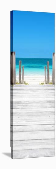 Cuba Fuerte Collection Panoramic - Way to the Beach-Philippe Hugonnard-Stretched Canvas