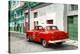 Cuba Fuerte Collection - Red Taxi Pontiac 1953-Philippe Hugonnard-Premier Image Canvas