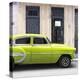 Cuba Fuerte Collection SQ - Bel Air Classic Lime Green Car-Philippe Hugonnard-Stretched Canvas