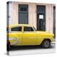 Cuba Fuerte Collection SQ - Bel Air Classic Yellow Car-Philippe Hugonnard-Premier Image Canvas