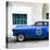 Cuba Fuerte Collection SQ - Blue Pontiac 1953 Original Classic Car-Philippe Hugonnard-Premier Image Canvas